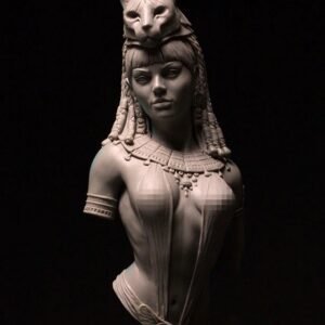 Unpainted 1/10 BUST Sexy Goddess Resin Figure Model Kit Unassembled (with base)