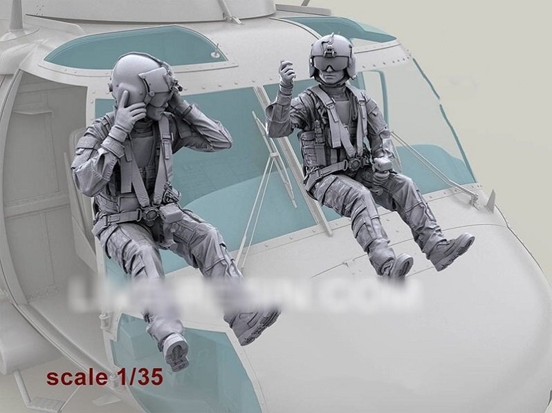 Unpainted 1/35 9pcs Modern US Special Operation Soldiers Resin Figure Model Kit Unassembled