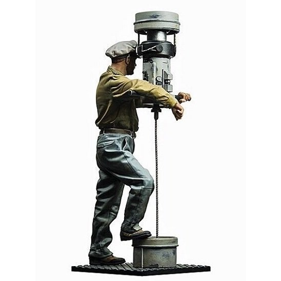 Unpainted 1/16 U Boat Commandant Soldier Resin Figure Model Kit Unassembled