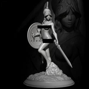 Unpainted 1/24 Sexy Girl The Goddess Of War Resin Figure Model Kit Unassembled