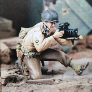 Unpainted 1/35 US Army Photographer Resin Figure Model Kit Unassembled