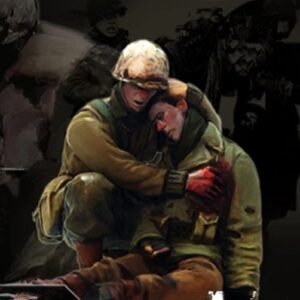 Unpainted 1/35 US Infantry Soldiers MEDIC & WOUNDED WWII WW2 Resin Figure Model Kit Unassembled