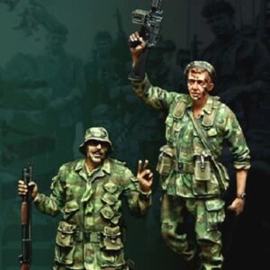 Unpainted 1/35 US Navy Seals Vietnam War Resin Figure Model Kit Unassembled
