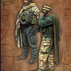 Unpainted 1/35 2pcs US Special Force Soldiers Resin Figure Model Kit Unassembled