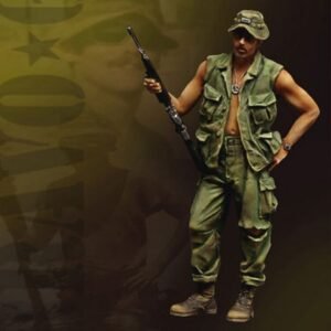 Unpainted 1/35 Joe US Soldier Vietnam War Resin Figure Model Kit Unassembled