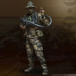 Unpainted 1/35 US Army Soldier Navy Seal WW2 Resin Figure Model Kit Unassembled