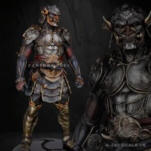 Unpainted 1/24 Japanese Warrior Demon General Resin Figure Model Kit Unassembled