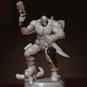 Unpainted 1/24 Bigman Hulk Superhero Resin Figure Model Kit Unassembled