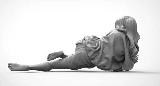 Unpainted 1/24 Sexy Girl CHLOE Female Resin Figure Model Kit Unassembled