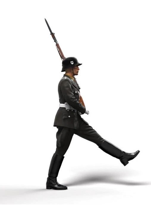 Unpainted 1/16 German SS Soldier Resin Figure Model Kit Unassembled-2 Heads