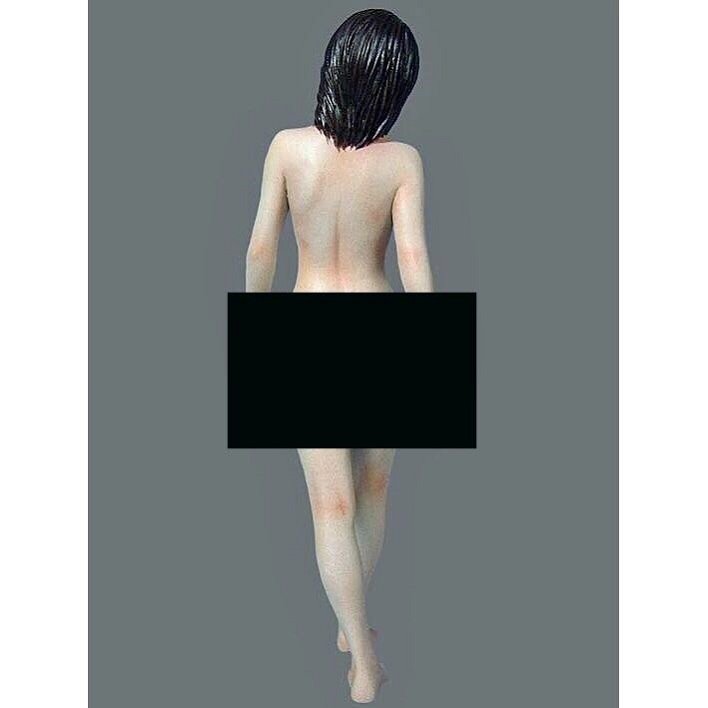 Unpainted 1/12 Sexy Japanese Lady Model Girl Resin Figure Model Kit Unassembled