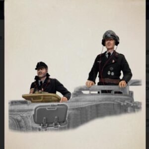 Unpainted 1/16 German Army Tank Crew Soldiers Resin Figure Model Kit Unassembled-No Tank