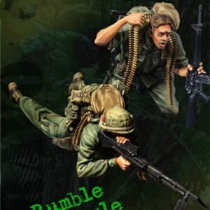 Unpainted 1/35 US Infantry Soldiers Vietnam War Resin Figure Model Kit Unassembled