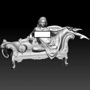 Unpainted 1/24 Sexy Girl Jasmine The Queen Of Aladdin Resin Figure Model Kit Unassembled