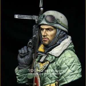 Unpainted 1/10 BUST German Paratrooper 1943 Resin Figure Model Kit Unassembled