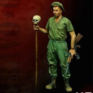 Unpainted 1/35 US Soldier EDDIE Vietnam War Resin Figure Model Kit Unassembled