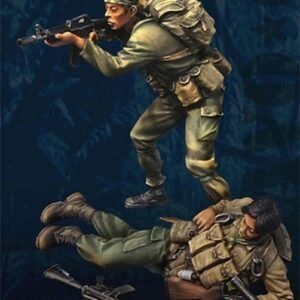 Unpainted 1/35 MACV-SOG Soldiers Vietnam War Resin Figure Model Kit Unassembled