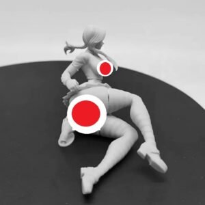 Unpainted 1/12 Sexy Girl Movie Character Wednesday In Action Resin Figure Model Kit Unassembled