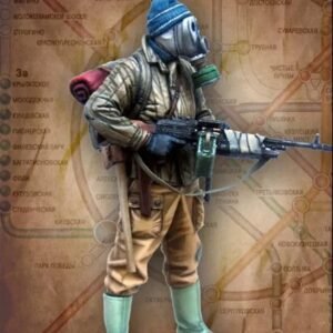 Unpainted 1/35 Stalker Metro Postapocalyptic Resin Figure Model Kit Unassembled