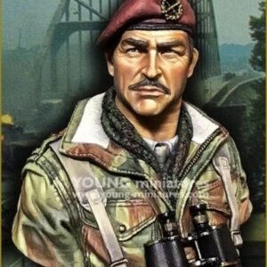 Unpainted 1/10 BUST British Soldier Red Devils WW2 Resin Figure Model Kit Unassembled