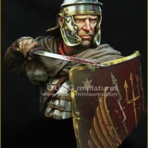 Unpainted 1/10 BUST Roman Legionary 1st Century Resin Figure Model Kit Unassembled