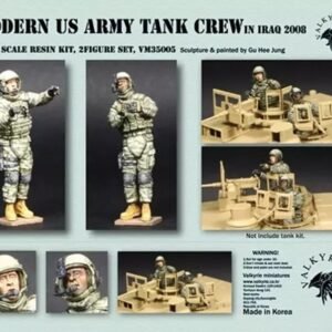 Unpainted 1/35 2pcs Modern US Army at Iraq War Resin Figure Model Kit Unassembled