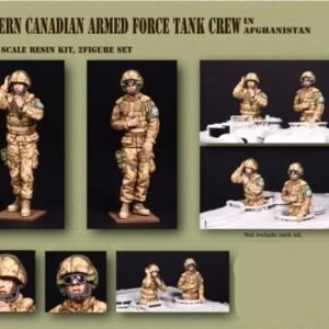 Unpainted 1/35 Modern CANADIAN Army Tank Crew Resin Figure Model Kit Unassembled-2pcs
