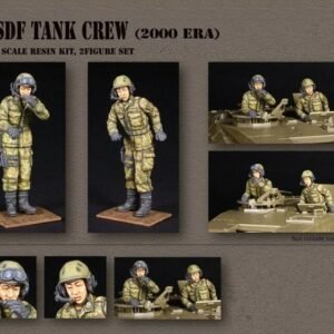 Unpainted 1/35 Modern Japan Army Tank Crew Resin Figure Model Kit Unassembled-2pcs