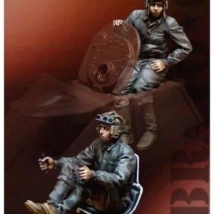 Unpainted 1/35 Soviet Tank Crew WW2 WWII Resin Figure Model Kit Unassembled