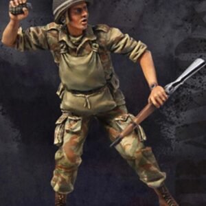 Unpainted 1/35 French Paratrooper Vietnam War Resin Figure Model Kit Unassembled