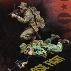 Unpainted 1/35 RAR Infantry Soldiers Vietnam War Resin Figure Model Kit Unassembled