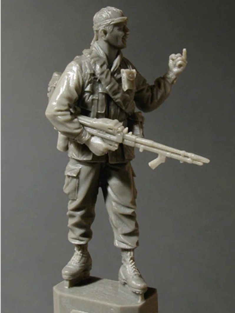Unpainted 1/35 Australian Army SAS Soldier Vietnam War Resin Figure Model Kit Unassembled