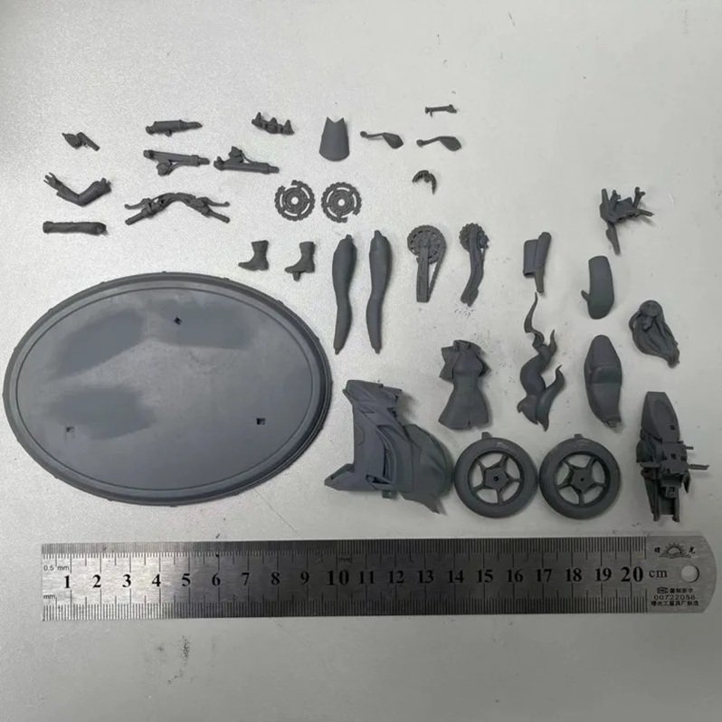 Unpainted 1/24 COOL AGENT Female RIDER Girl Resin Figure Model Kit Unassembled