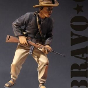 Unpainted 1/35 Vietcong FIGHTER Soldier Vietnam War Resin Figure Model Kit Unassembled